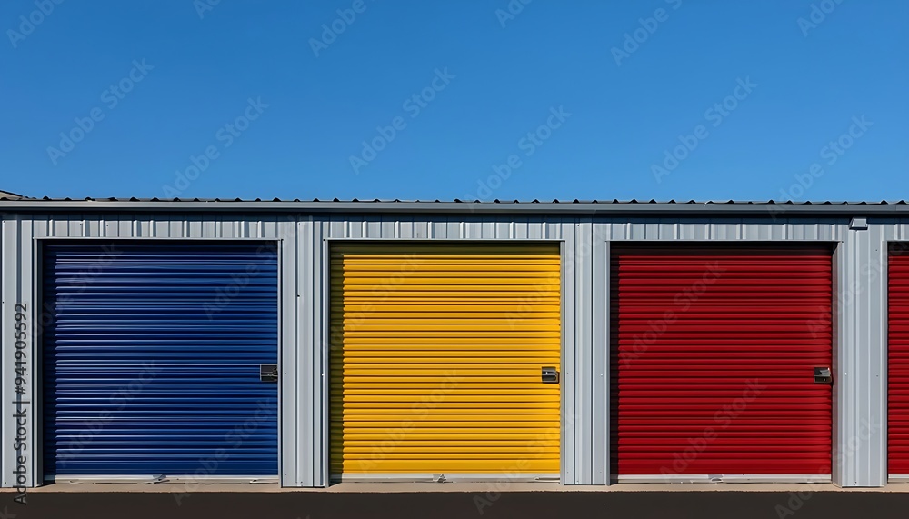 Fototapeta premium colorful doors