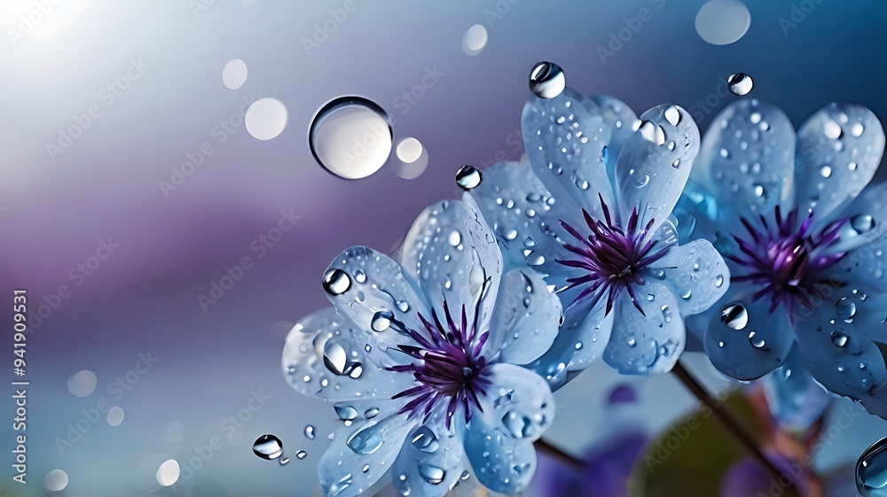 beautiful flowers with water drops beautiful flowers with water drops