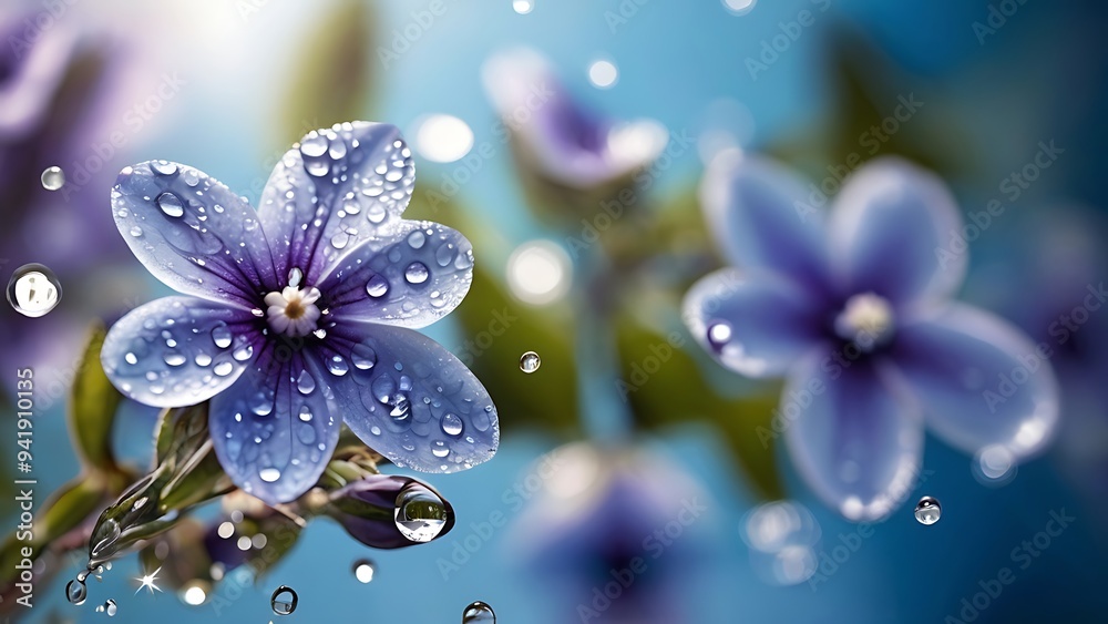 beautiful flowers with water drops beautiful flowers with water drops