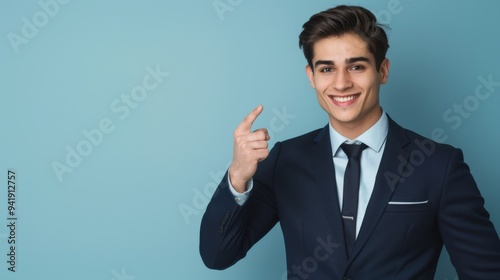 The smiling businessman photo