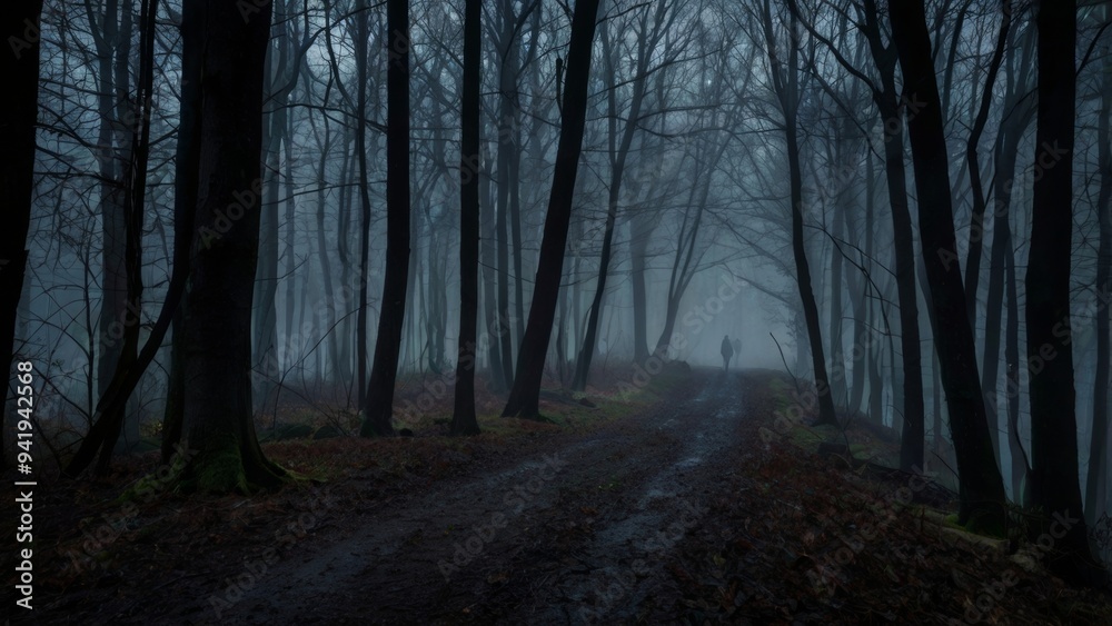 Obraz premium morning in the forest