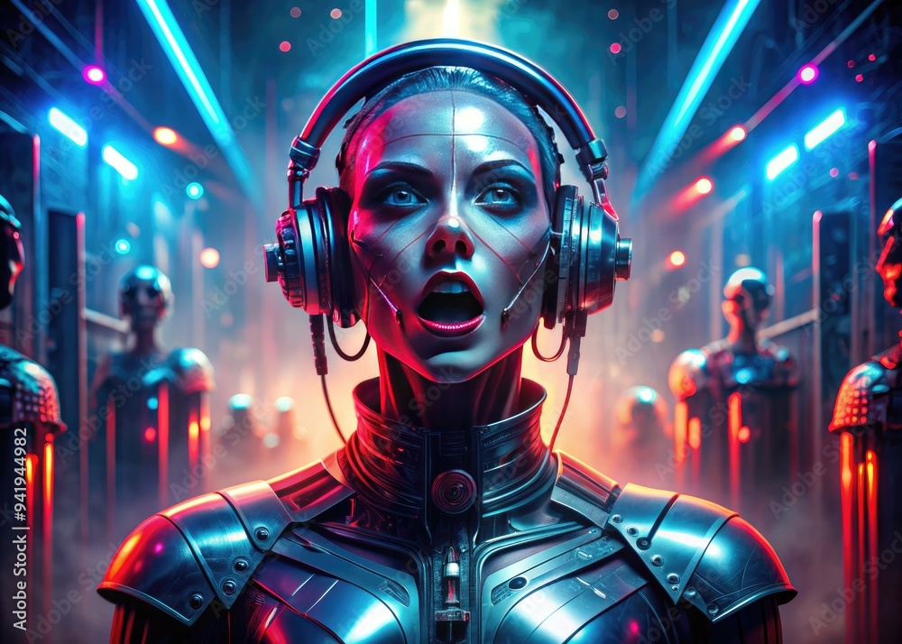 Techno-Dystopia: Intense rhythms, robotic vocals, oppressive atmosphere, and dystopian imagery. Techno-Dystopia: Intense rhythms, robotic vocals, oppressive atmosphere, and dystopian imagery.