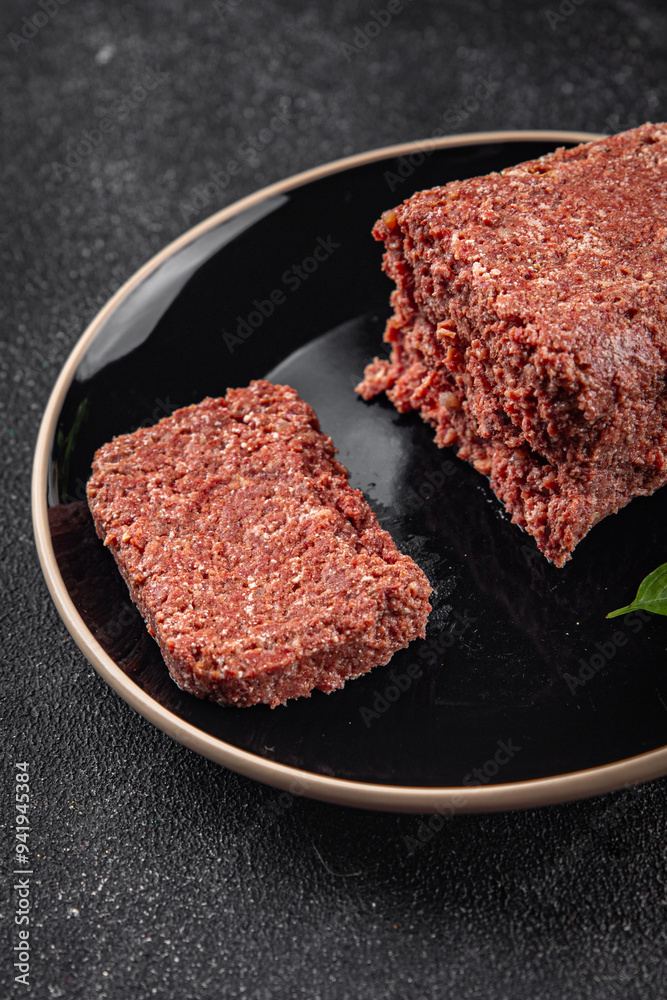 spam ham fresh luncheon canned meat meal food snack on the table copy space foodbackground rustic top view spam ham fresh luncheon canned meat meal food snack on the table copy space foodbackground rustic top view