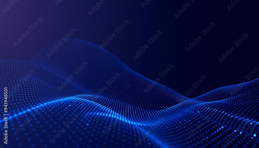 3D abstract dark blue background with dots pattern vector design, technology theme, dimensional AI Generative 3D abstract dark blue background with dots pattern vector design, technology theme, dimensional AI Generative