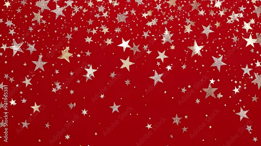 Silver Stars on Red Background, Abstract Image, Texture, Pattern, Wallpaper, Cover and Screen of Smartphone, Cell Phone, Computer, Laptop, 9:16 and 16:9 Format Silver Stars on Red Background, Abstract Image, Texture, Pattern, Wallpaper, Cover and Screen of Smartphone, Cell Phone, Computer, Laptop, 9:16 and 16:9 Format