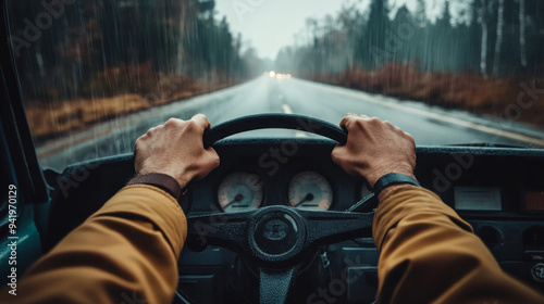 Driving through the Rain