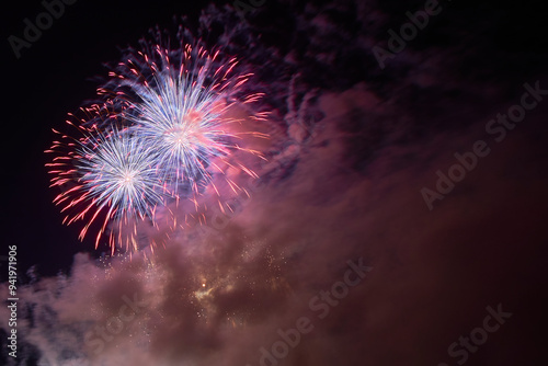 Carbon dioxide and particulate matter pollution from fireworks. Smoke and air pollution promote climate change.