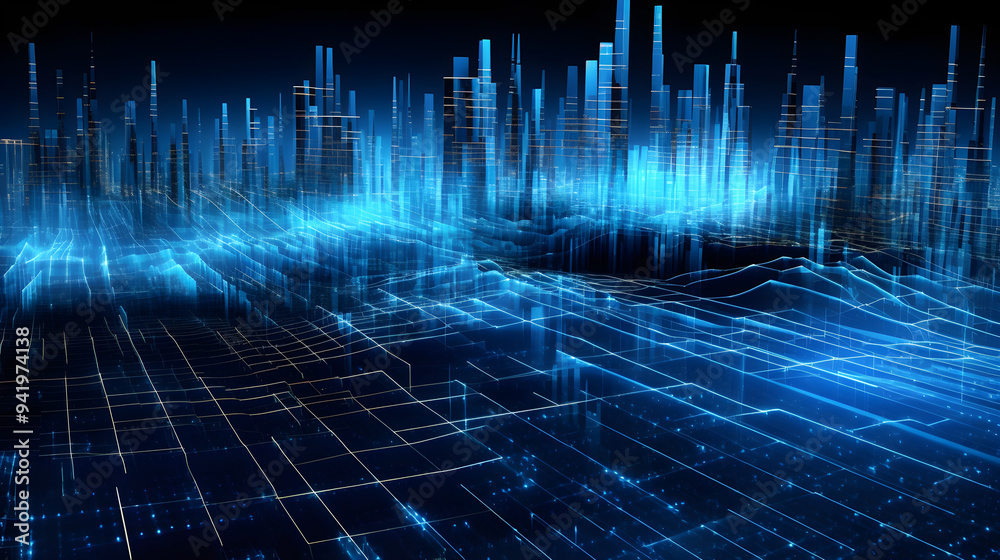 technology futuristic Network connection concept with connecting glowing dots and lines circuit background generative Ai. technology futuristic Network connection concept with connecting glowing dots and lines circuit background generative Ai.