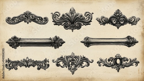 Vintage Engraving Effect Brushes for Illustrator - Set of Detailed Retro Design Tools for Creative Projects