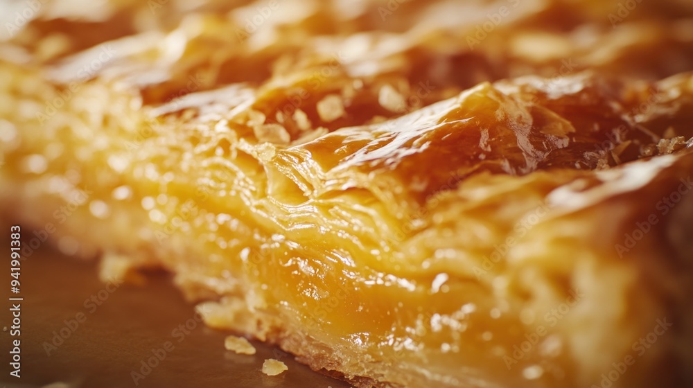 Close-up of Honeycomb Biscuit