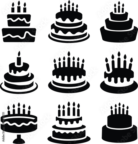 birthday cake set