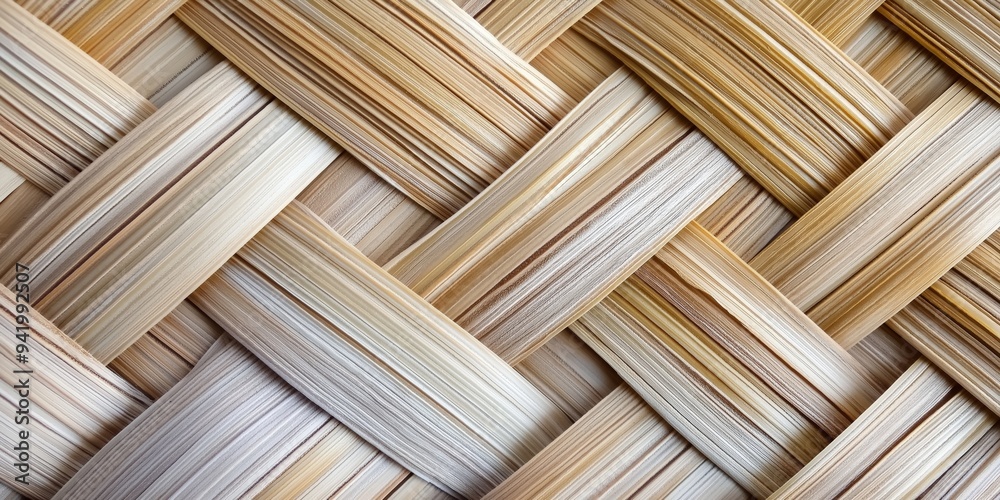 A woven pattern made of brown and white materials. The pattern is intricate and has a rustic feel to it. The colors of the materials create a warm and inviting atmosphere A woven pattern made of brown and white materials. The pattern is intricate and has a rustic feel to it. The colors of the materials create a warm and inviting atmosphere