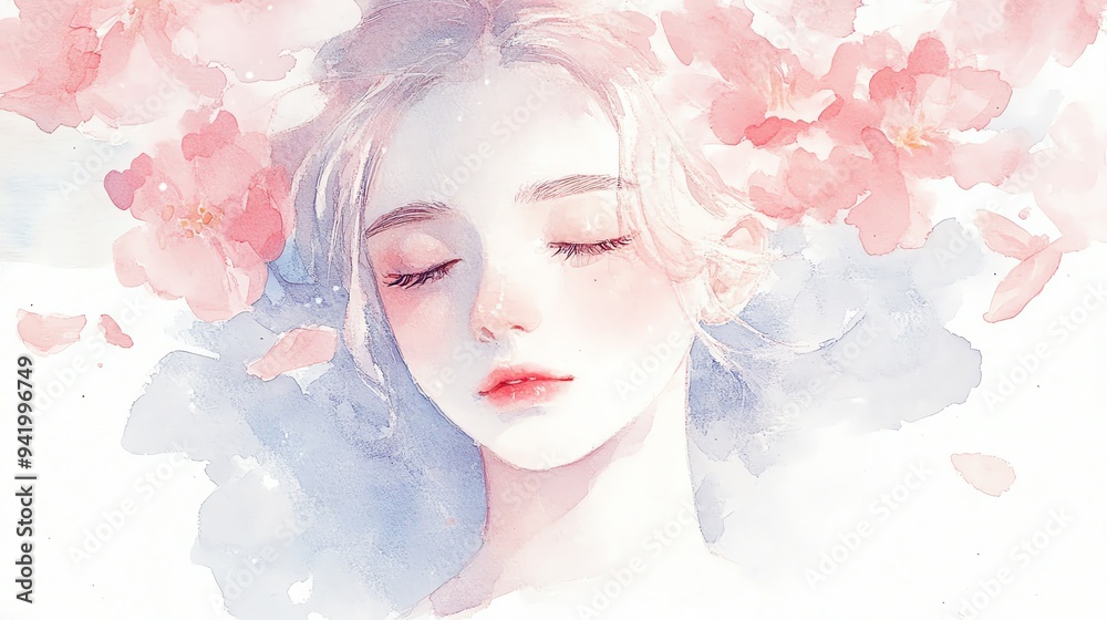 Creative digital pastel with watercolor accents, gentle washes of color creating a fluid, abstract visual style Creative digital pastel with watercolor accents, gentle washes of color creating a fluid, abstract visual style