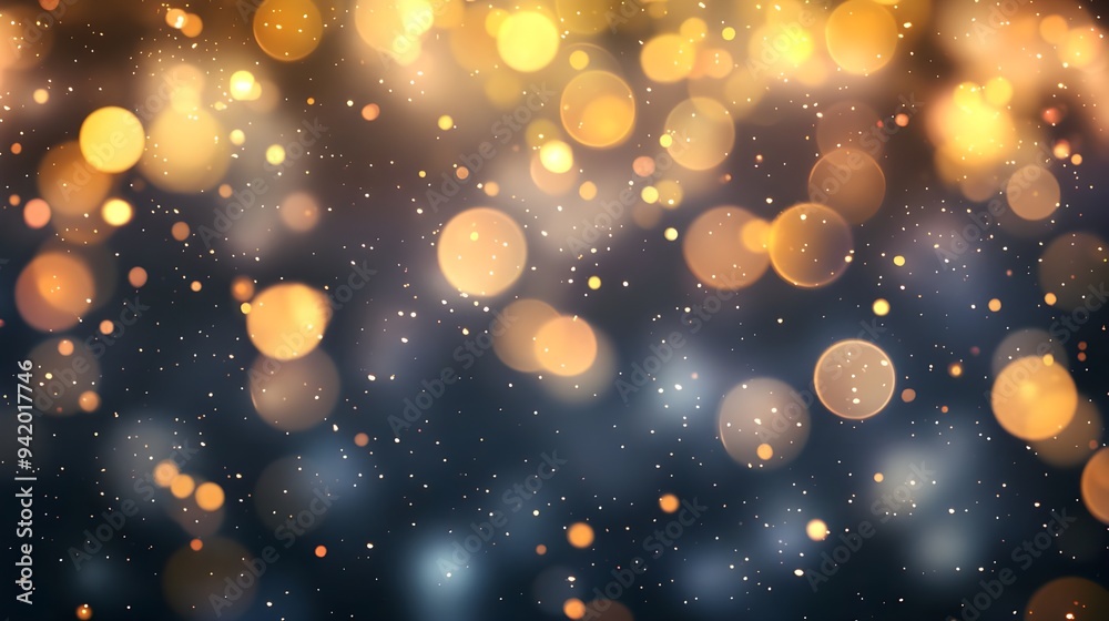 A bokeh effect background with soft, blurry lights creating a festive and elegant atmosphere. Ideal for holiday promotions, event invitations, and decorative designs. A bokeh effect background with soft, blurry lights creating a festive and elegant atmosphere. Ideal for holiday promotions, event invitations, and decorative designs.