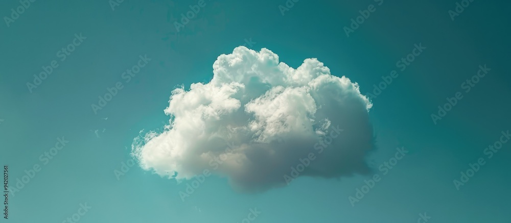 Naklejka premium White Cloud In The Sky