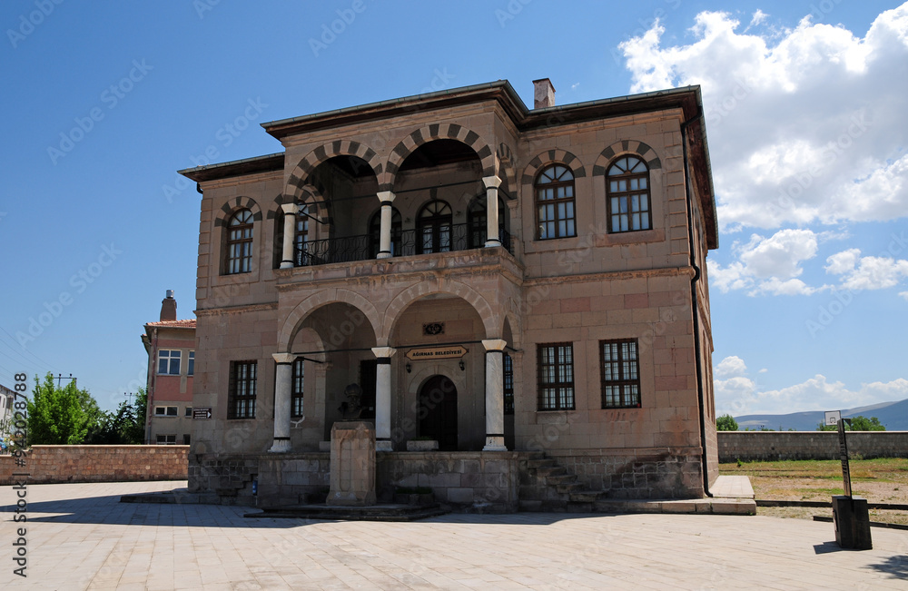 Agirnas Town, located in Kayseri, Turkey, is the hometown of Mimar Sinan. The old houses and fountains have survived to the present day. Agirnas Town, located in Kayseri, Turkey, is the hometown of Mimar Sinan. The old houses and fountains have survived to the present day.