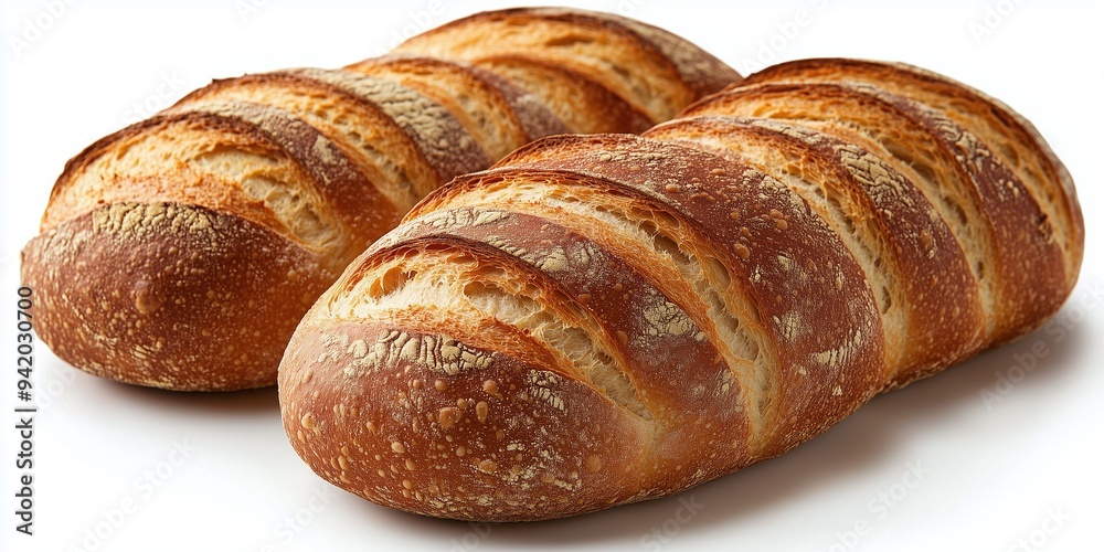 Bread isolate on white background Bread isolate on white background