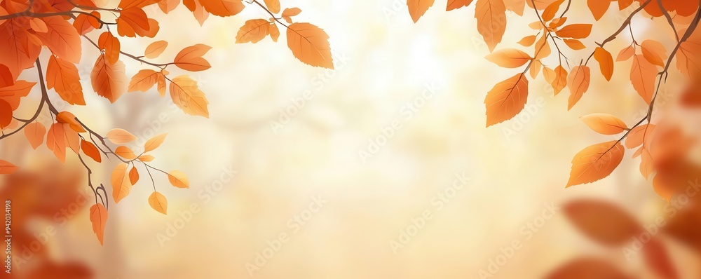 Golden hues of a tranquil autumn day, perfect for displaying text and artwork. Golden hues of a tranquil autumn day, perfect for displaying text and artwork.