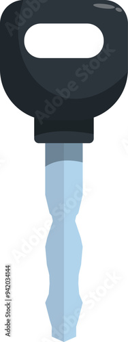 Modern car key with remote control is ready to unlock your vehicle