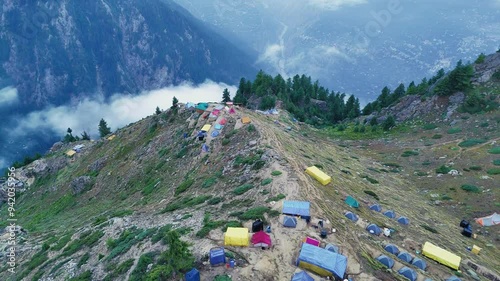 video of camping videos in himachal pradesh Videos 4K with clouds view