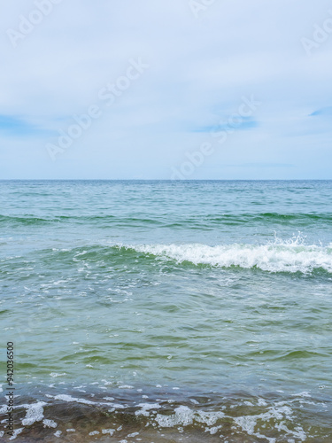 Baltic Sea near sand beach of Curonian Spit