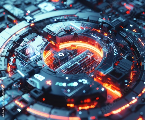 Futuristic image featuring a question mark surrounded by statistical elements, presented in a dynamic 6:5 aspect ratio.