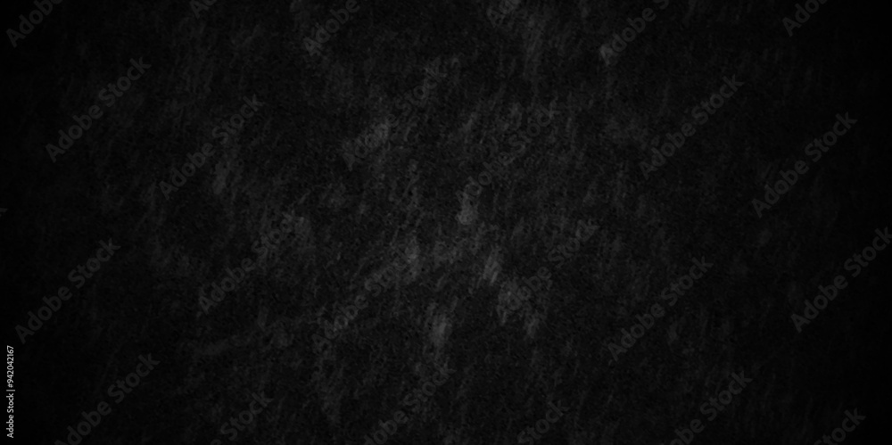 Dark black and charcoal color vignette in old vintage wall slat interior texture boarder design, dark elegant light backdrop spotlight background. empty space of Studio dark room concrete wall grunge.