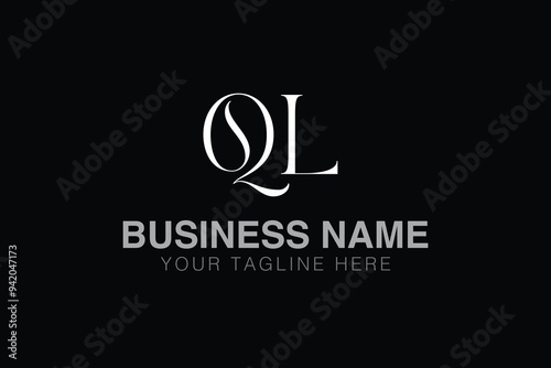 QL Q ql initial logo | initial based abstract modern minimal creative logo, vector template image. luxury logotype logo, real estate homie logo. typography logo. initials logo photo