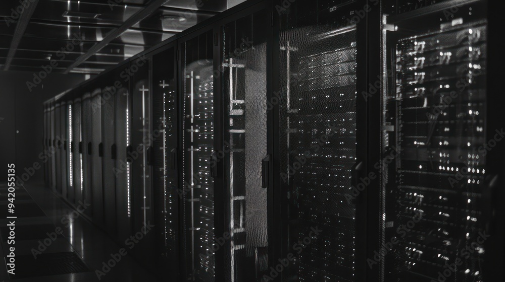 Server Room Interior - Data Center Technology Server Room Interior - Data Center Technology