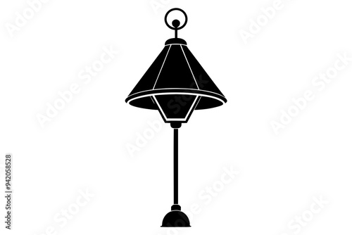 Lamp on a white background