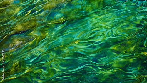 Green water texture
