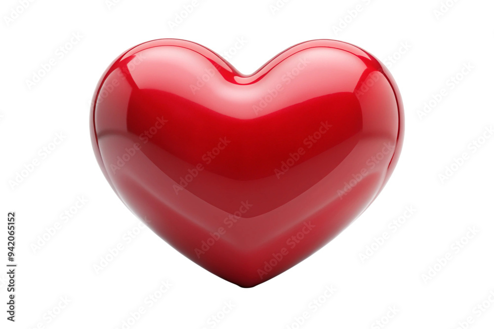 Valentine concept set 3d red heart object png Valentine concept set 3d red heart object png