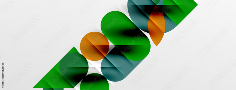 Round shapes, circles and lines minimal geometric background. Vector Illustration For Wallpaper, Banner, Background, Card, Book Illustration, landing page Round shapes, circles and lines minimal geometric background. Vector Illustration For Wallpaper, Banner, Background, Card, Book Illustration, landing page