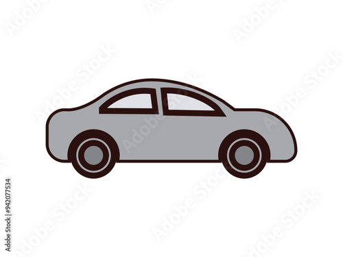 Unique car icon,  Automobile vector