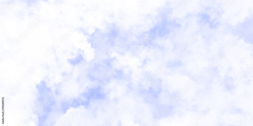 Brush-painted blurred and grainy paint aquarelle Abstract light sky blue watercolor background, Beautiful sky texture view of white clouds in the blue sky. Brush-painted blurred and grainy paint aquarelle Abstract light sky blue watercolor background, Beautiful sky texture view of white clouds in the blue sky.