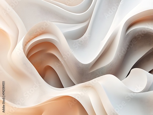 Elegance in Motion: A Study of Flowing Abstract Forms
