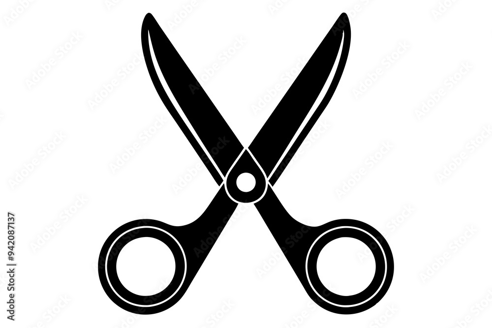 Scissors on a white background Scissors on a white background