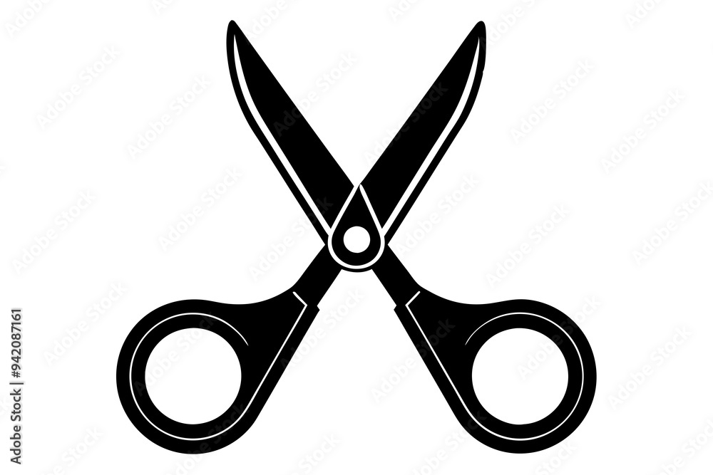 Scissors on a white background Scissors on a white background