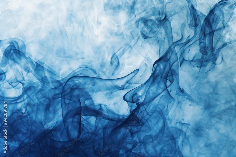 Abstract Blue Smoke Photography Abstract Blue Smoke Photography