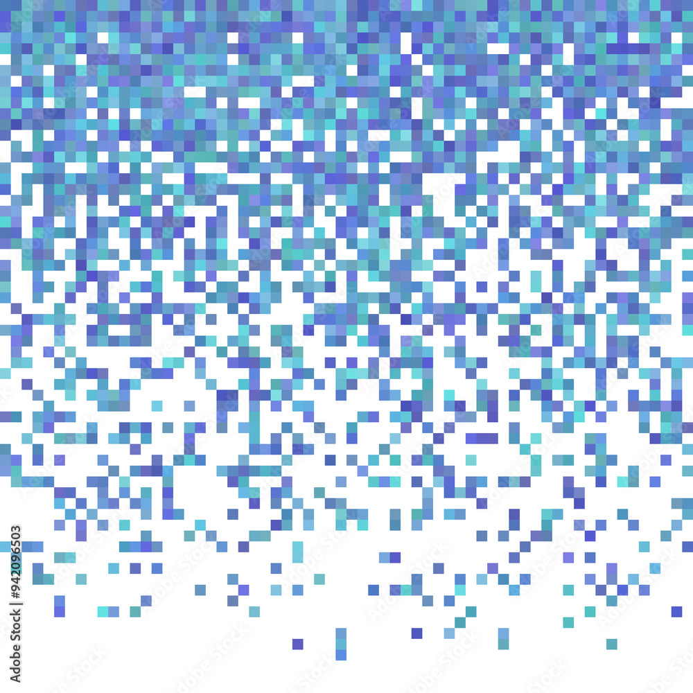 Blue squares halftone random background. Blue squares halftone random background.