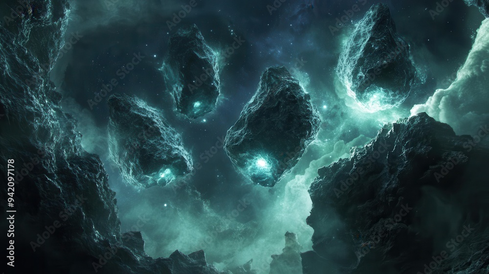 Floating Alien Rocks Floating Alien Rocks
