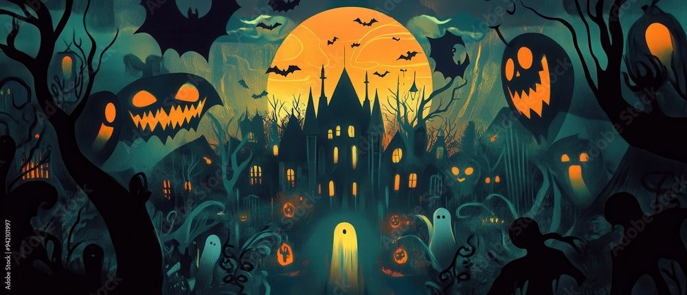Haunted Halloween Night Haunted Halloween Night