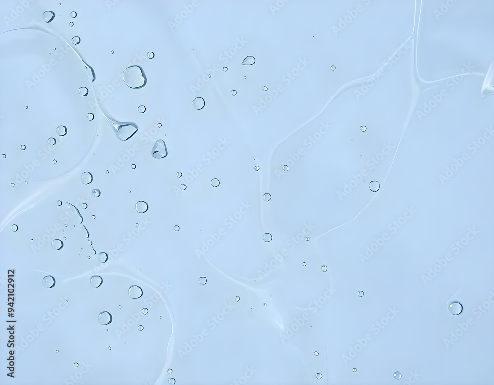 liquid droplet on a blue background create with ai liquid droplet on a blue background create with ai