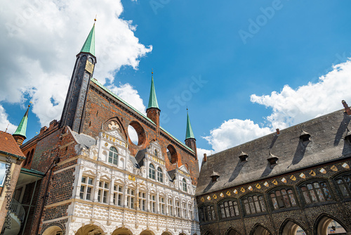 Historisches Rathaus in Lübeck photo