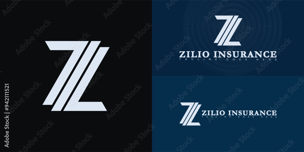 Modern initial letter ZI or IZ in white color isolated on multiple background colors. The logo is suitable for insurance and financial services logo design inspiration templates. Modern initial letter ZI or IZ in white color isolated on multiple background colors. The logo is suitable for insurance and financial services logo design inspiration templates.