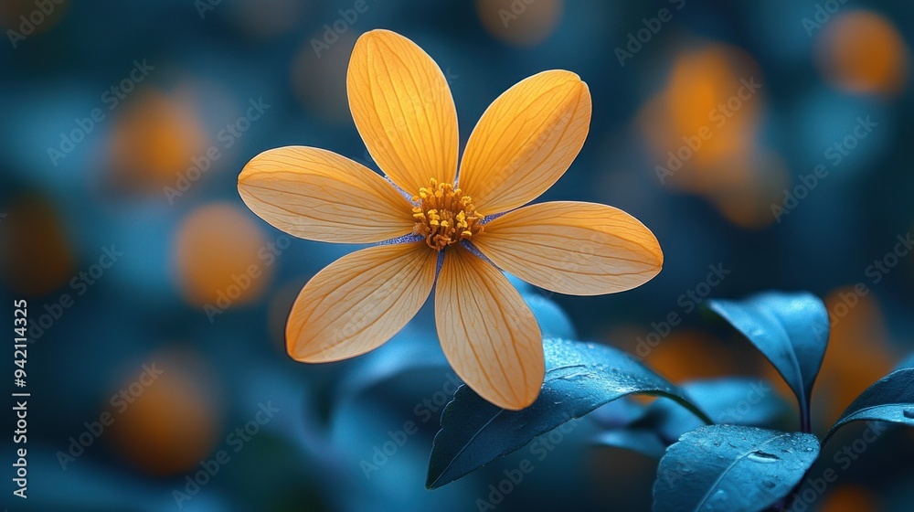 A single flower in the light A single flower in the light