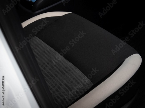 close up of a car seat