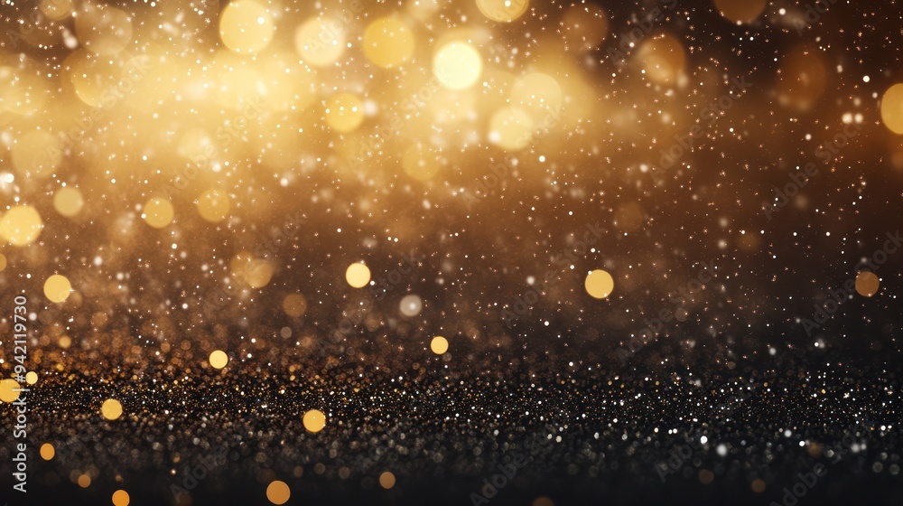 Fototapeta premium Golden Glitter Background