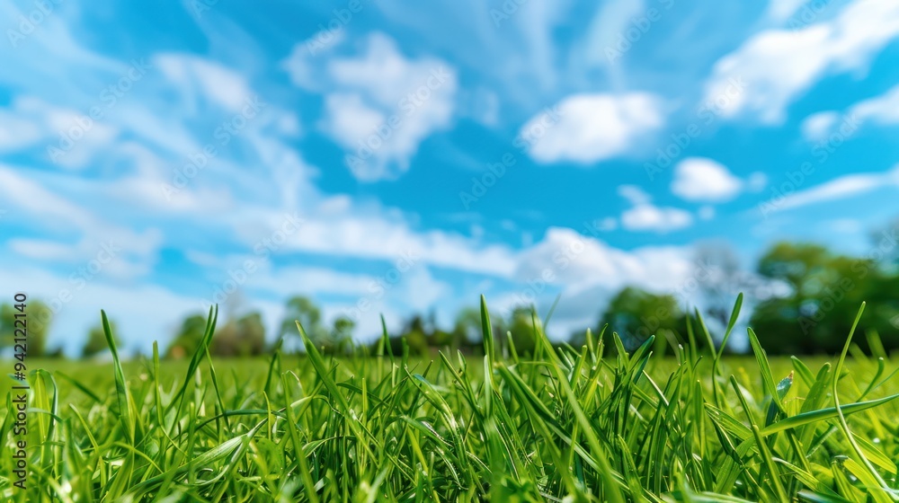 Green Grass Under Blue Sky