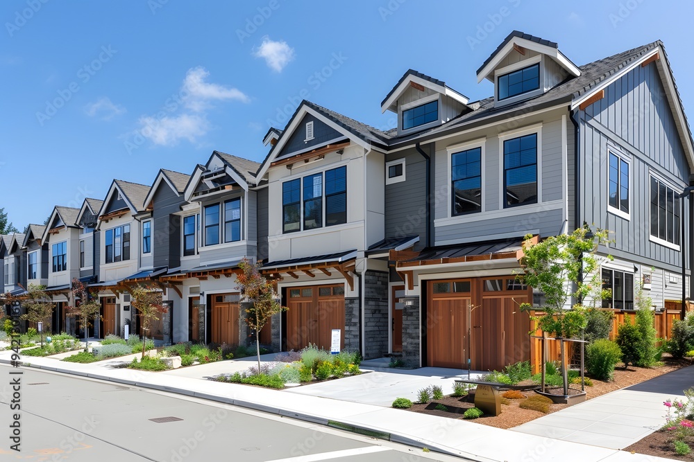 Charming Modern Townhouses in a Lush Neighborhood Charming Modern Townhouses in a Lush Neighborhood